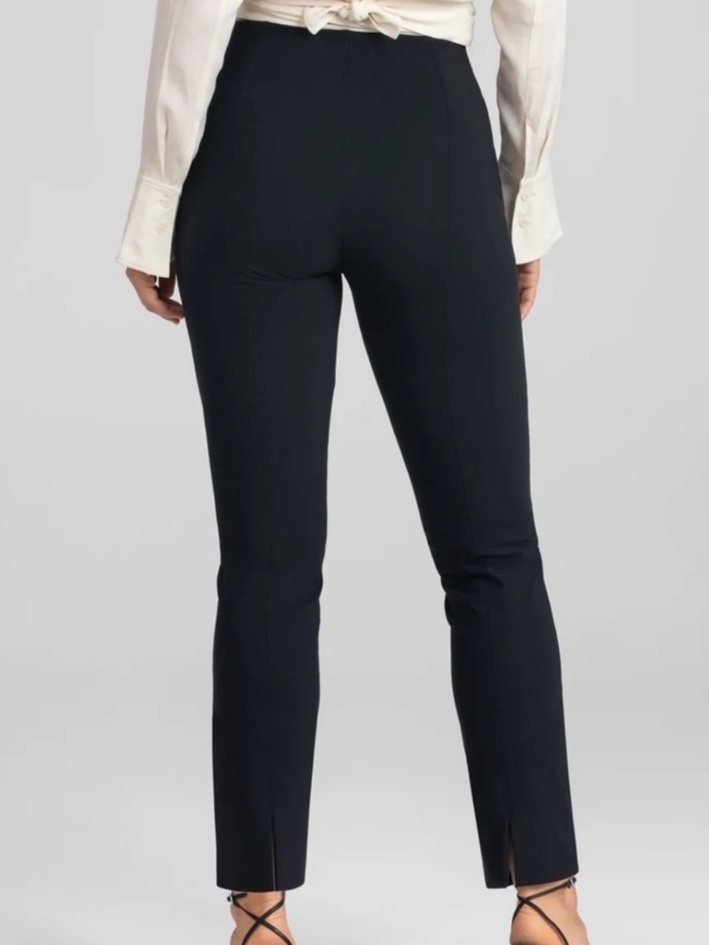 Honeylove Perfectionist Pull On Straight Leg Pants Black Large